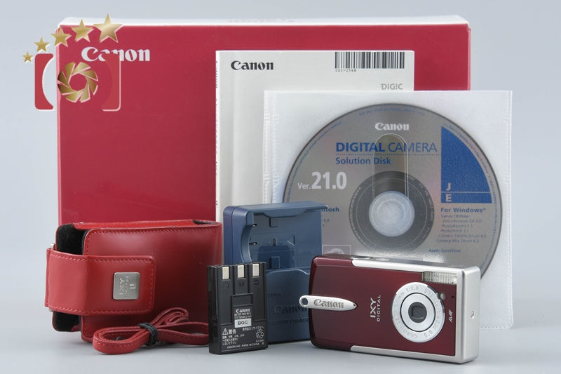 【中古】Canon キヤノン IXY Digital L2 スターガーネット コンパクトデジタルカメラ 元箱付き