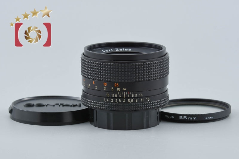 【中古】CONTAX コンタックス Carl Zeiss Planar 50mm f/1.4 T* AEJ