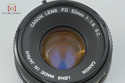 【中古】Canon キヤノン FD 50mm f/1.8 S.C.
