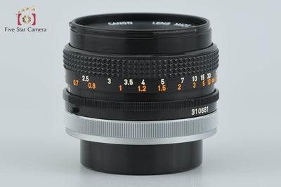 【中古】Canon キヤノン FD 50mm f/1.8 S.C.