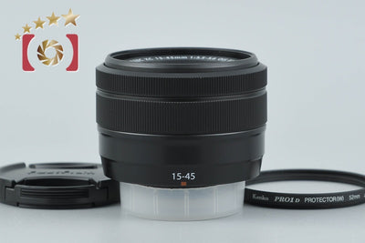 【中古】FUJIFILM 富士フイルム XC 15-45mm f/3.5-5.6 OIS PZ ASPHERICAL ブラック