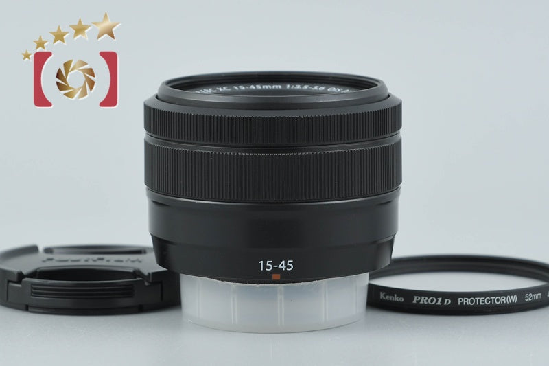 【中古】FUJIFILM 富士フイルム XC 15-45mm f/3.5-5.6 OIS PZ ASPHERICAL ブラック