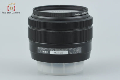 【中古】FUJIFILM 富士フイルム XC 15-45mm f/3.5-5.6 OIS PZ ASPHERICAL ブラック