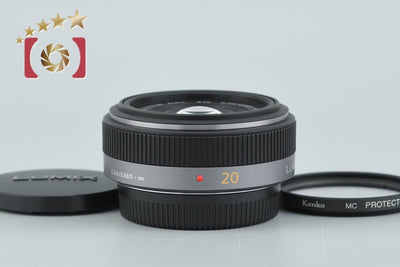 【中古】Panasonic パナソニック LUMIX G 20mm f/1.7 ASPH. H-H020