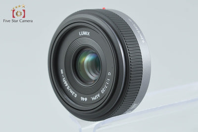 【中古】Panasonic パナソニック LUMIX G 20mm f/1.7 ASPH. H-H020