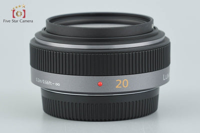 【中古】Panasonic パナソニック LUMIX G 20mm f/1.7 ASPH. H-H020