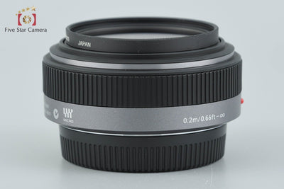 【中古】Panasonic パナソニック LUMIX G 20mm f/1.7 ASPH. H-H020