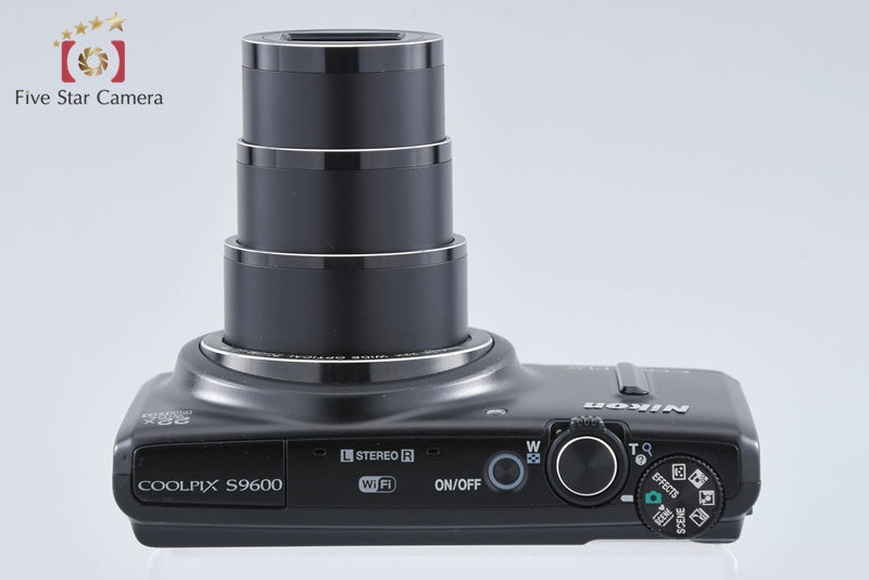 中古】Nikon ニコン COOLPIX S9600 ブラック コンパクトデジタルカメラ