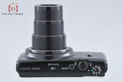 【中古】Nikon ニコン COOLPIX S9600 ブラック コンパクトデジタルカメラ