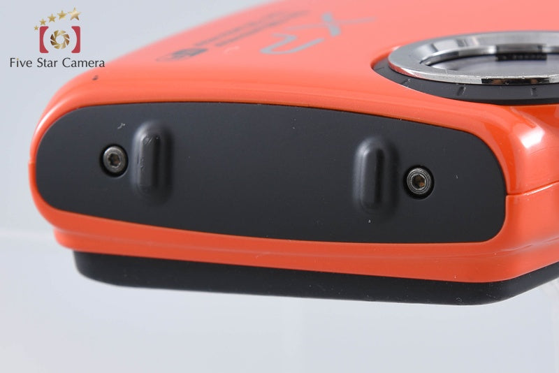 中古】FUJIFILM 富士フイルム FINEPIX XP70 オレンジ コンパクト