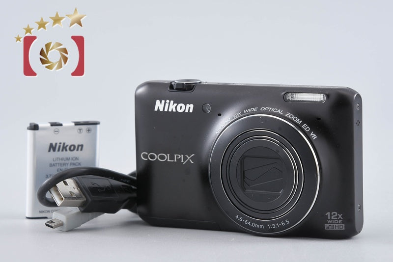 【中古】Nikon ニコン COOLPIX S6400 スマートブラック コンパクトデジタルカメラ