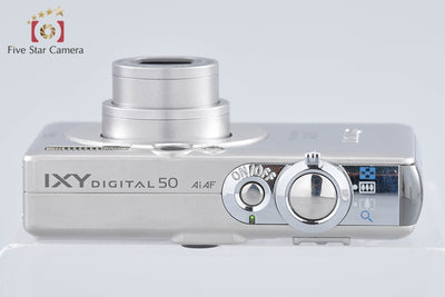 【中古】Canon キヤノン IXY Digital 50 シルバー コンパクトデジタルカメラ