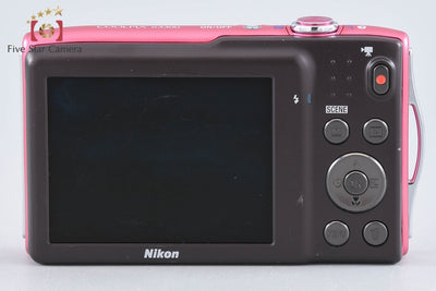 【中古】Nikon ニコン COOLPIX S3300 ストロベリーピンク コンパクトデジタルカメラ