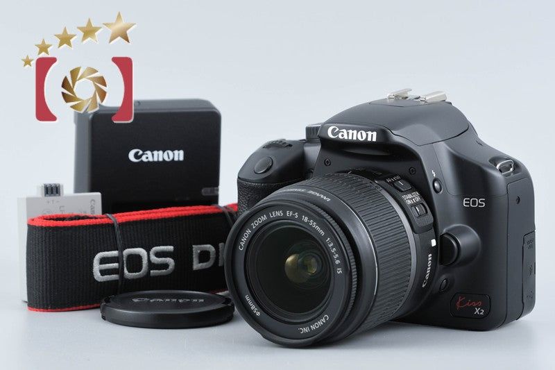 【中古】Canon キヤノン EOS Kiss X2 レンズキット シャッター回数僅少