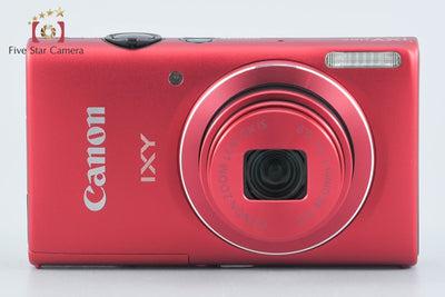 【中古】Canon キヤノン IXY 110F レッド コンパクトデジタルカメラ 元箱付き