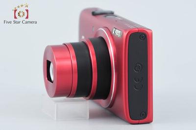 【中古】Canon キヤノン IXY 110F レッド コンパクトデジタルカメラ 元箱付き