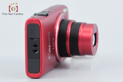 【中古】Canon キヤノン IXY 110F レッド コンパクトデジタルカメラ 元箱付き