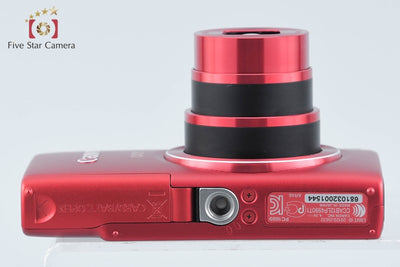 【中古】Canon キヤノン IXY 110F レッド コンパクトデジタルカメラ 元箱付き