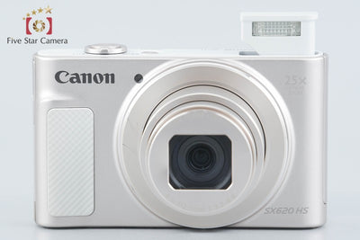 【中古】Canon キヤノン PowerShot SX620 HS ホワイト コンパクトデジタルカメラ