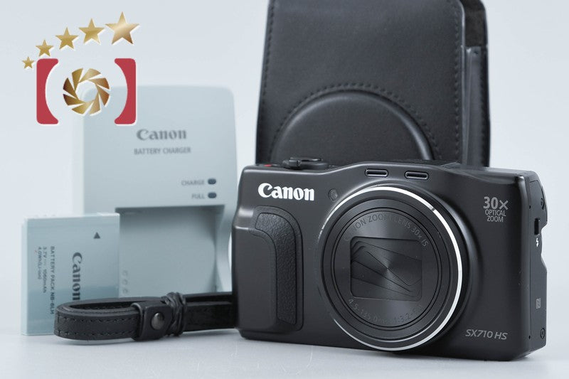 【中古】Canon キヤノン PowerShot SX710 HS ブラック コンパクトデジタルカメラ