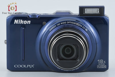 【中古】Nikon ニコン COOLPIX S9300 ネイビーブルー コンパクトデジタルカメラ