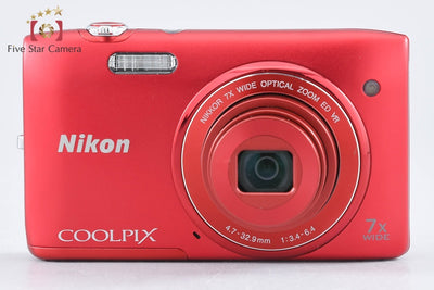 【中古】Nikon ニコン COOLPIX S3500 ラズベリーレッド コンパクトデジタルカメラ