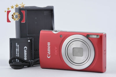 【中古】Canon キヤノン IXY 200 レッド コンパクトデジタルカメラ