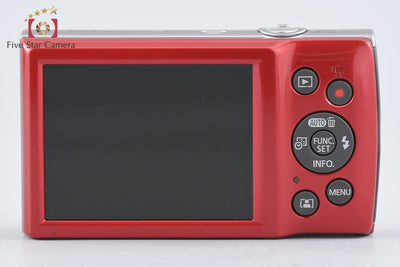 【中古】Canon キヤノン IXY 200 レッド コンパクトデジタルカメラ