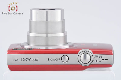 【中古】Canon キヤノン IXY 200 レッド コンパクトデジタルカメラ