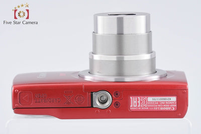 【中古】Canon キヤノン IXY 200 レッド コンパクトデジタルカメラ
