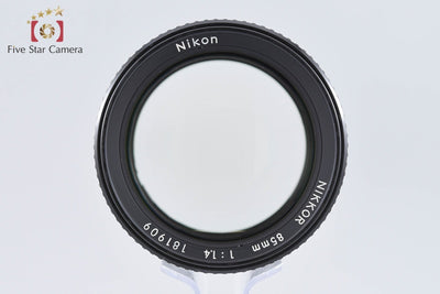 【中古】Nikon ニコン Ai-S NIKKOR 85mm f/1.4