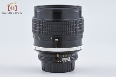 【中古】Nikon ニコン Ai-S NIKKOR 85mm f/1.4