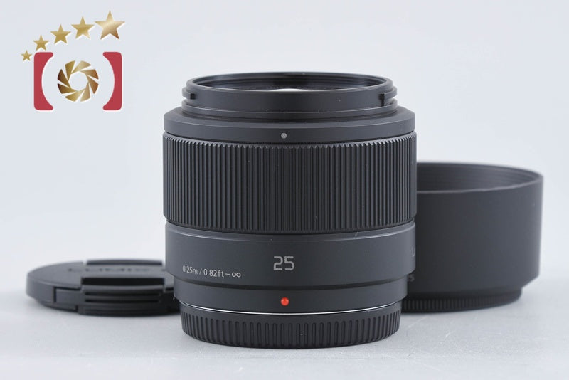 【中古】Panasonic パナソニック LUMIX G 25mm f/1.7 ASPH. H-H025 ブラック