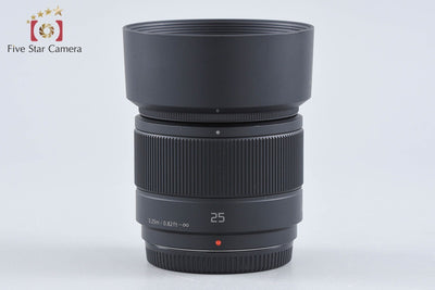 【中古】Panasonic パナソニック LUMIX G 25mm f/1.7 ASPH. H-H025 ブラック