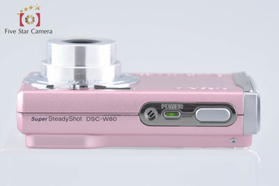 【中古】SONY ソニー Cyber-shot DSC-W80 ピンク コンパクトデジタルカメラ