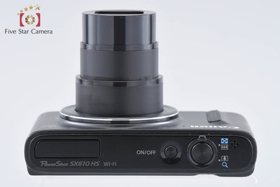 【中古】Canon キヤノン PowerShot SX610 HS ブラック コンパクトデジタルカメラ