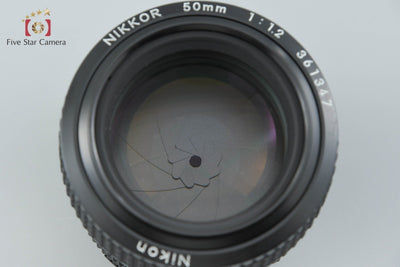 【中古】Nikon ニコン Ai-S NIKKOR 50mm f/1.2