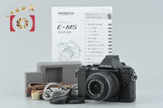 【中古】OLYMPUS オリンパス OM-D E-M5 ブラック + M.ZUIKO DIGITAL 14-42mm f/3.5-5.6 II R シャッター回数僅少