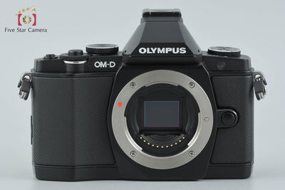 【中古】OLYMPUS オリンパス OM-D E-M5 ブラック + M.ZUIKO DIGITAL 14-42mm f/3.5-5.6 II R シャッター回数僅少