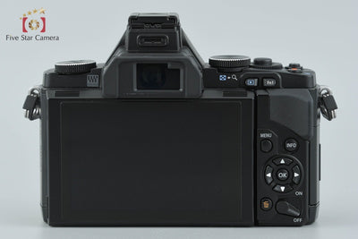 【中古】OLYMPUS オリンパス OM-D E-M5 ブラック + M.ZUIKO DIGITAL 14-42mm f/3.5-5.6 II R シャッター回数僅少