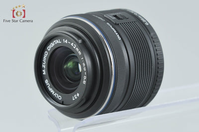 【中古】OLYMPUS オリンパス OM-D E-M5 ブラック + M.ZUIKO DIGITAL 14-42mm f/3.5-5.6 II R シャッター回数僅少