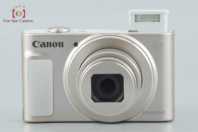 【中古】Canon キヤノン PowerShot SX620 HS ホワイト コンパクトデジタルカメラ