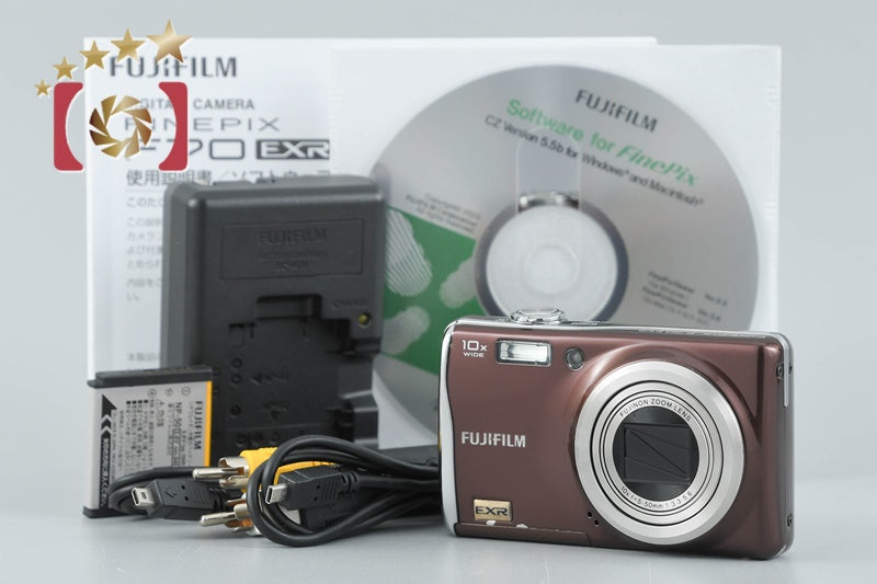 【中古】FUJIFILM 富士フイルム FinePix F70EXR ブラウン コンパクトデジタルカメラ