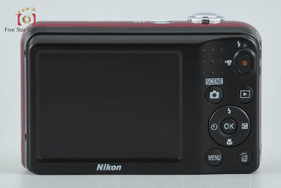 【中古】Nikon ニコン COOLPIX A10 レッド コンパクトデジタルカメラ