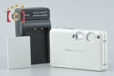 【中古】Nikon ニコン COOLPIX S1 クリームホワイト コンパクトデジタルカメラ