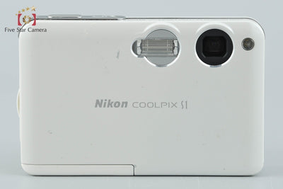 【中古】Nikon ニコン COOLPIX S1 クリームホワイト コンパクトデジタルカメラ