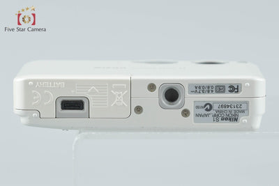 【中古】Nikon ニコン COOLPIX S1 クリームホワイト コンパクトデジタルカメラ