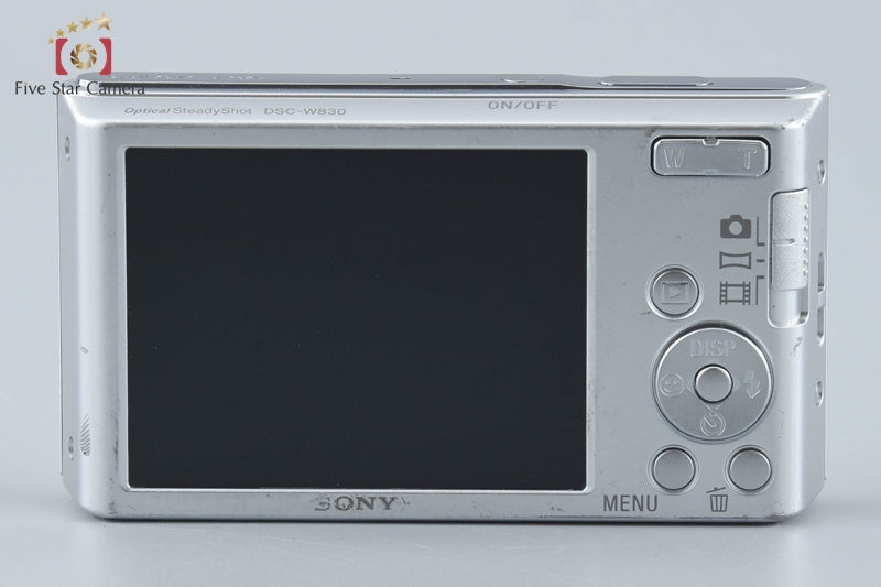 中古】SONY ソニー Cyber-Shot DSC-W830 シルバー コンパクトデジタル