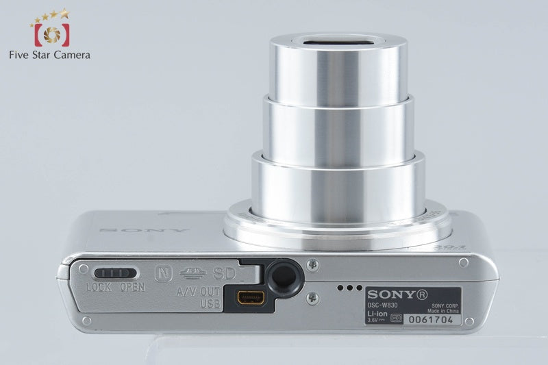 中古】SONY ソニー Cyber-Shot DSC-W830 シルバー コンパクトデジタル