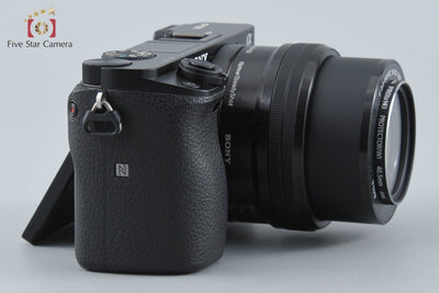 【中古】SONY ソニー α6000 ILCE-6000 ブラック パワーズームレンズキット シャッター回数僅少 多言語対応